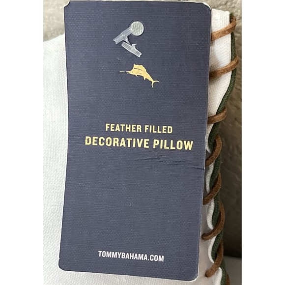 Tommy Bahama PUMPKINS Vintage TRACTOR WAGON Autumn Fall 24" Decorator Pillow New - Picture 4 of 10